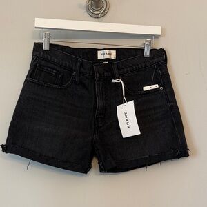 Frame Denim Women's Dark Jean Shorts